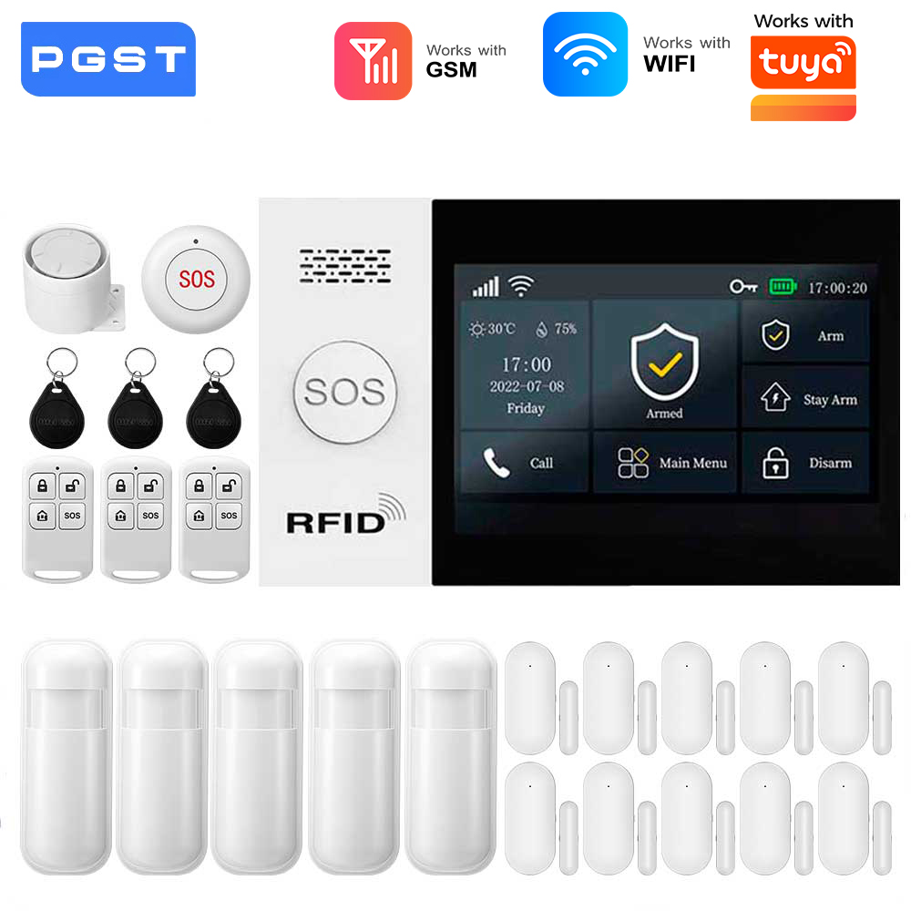 2.4G WIFI Smart GSM Alarm Syst - Sim Gsm Alarm ulasan dan harga