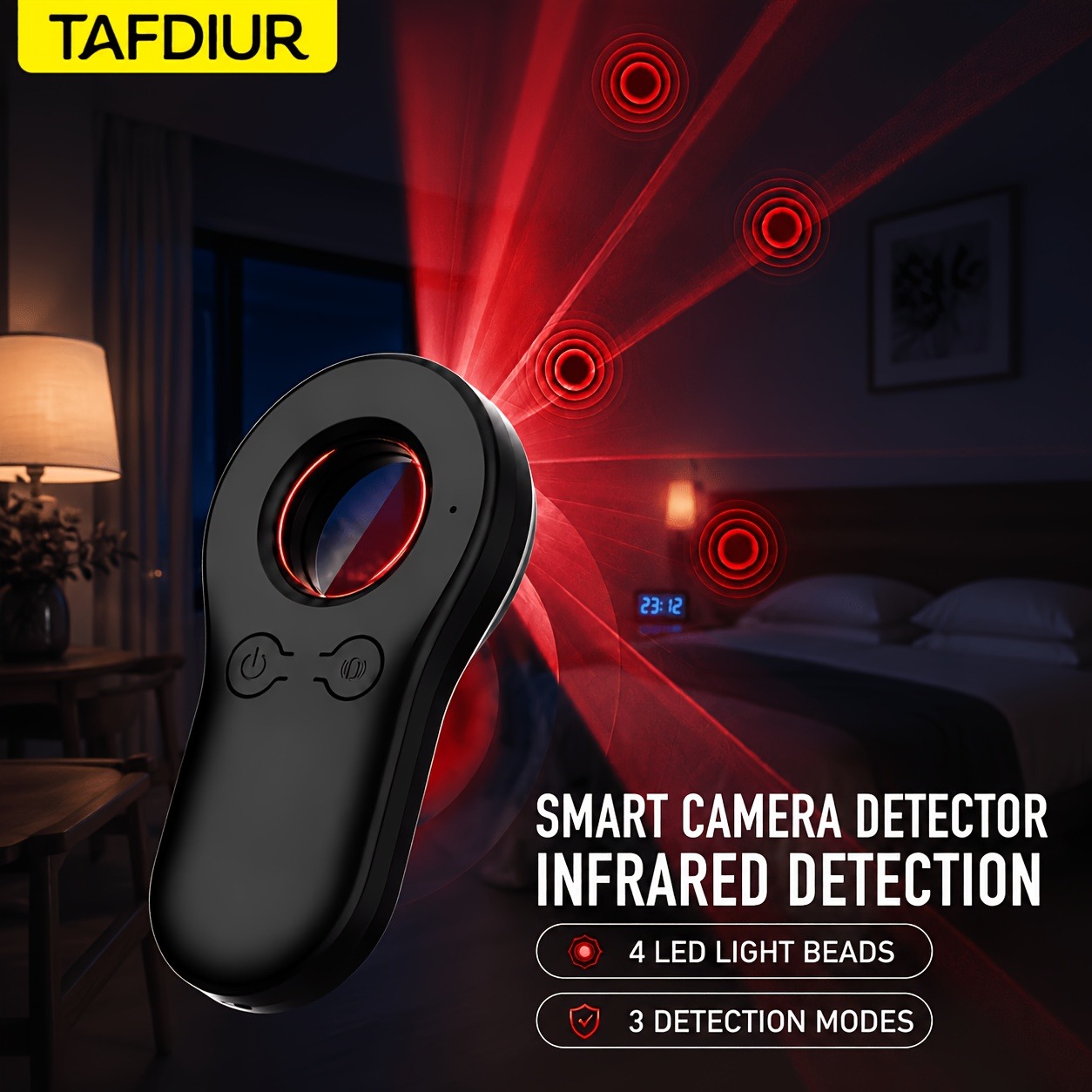 Tafdiur 1-Piece Abs Material B - Home Security Front Door Camera ulasan dan harga
