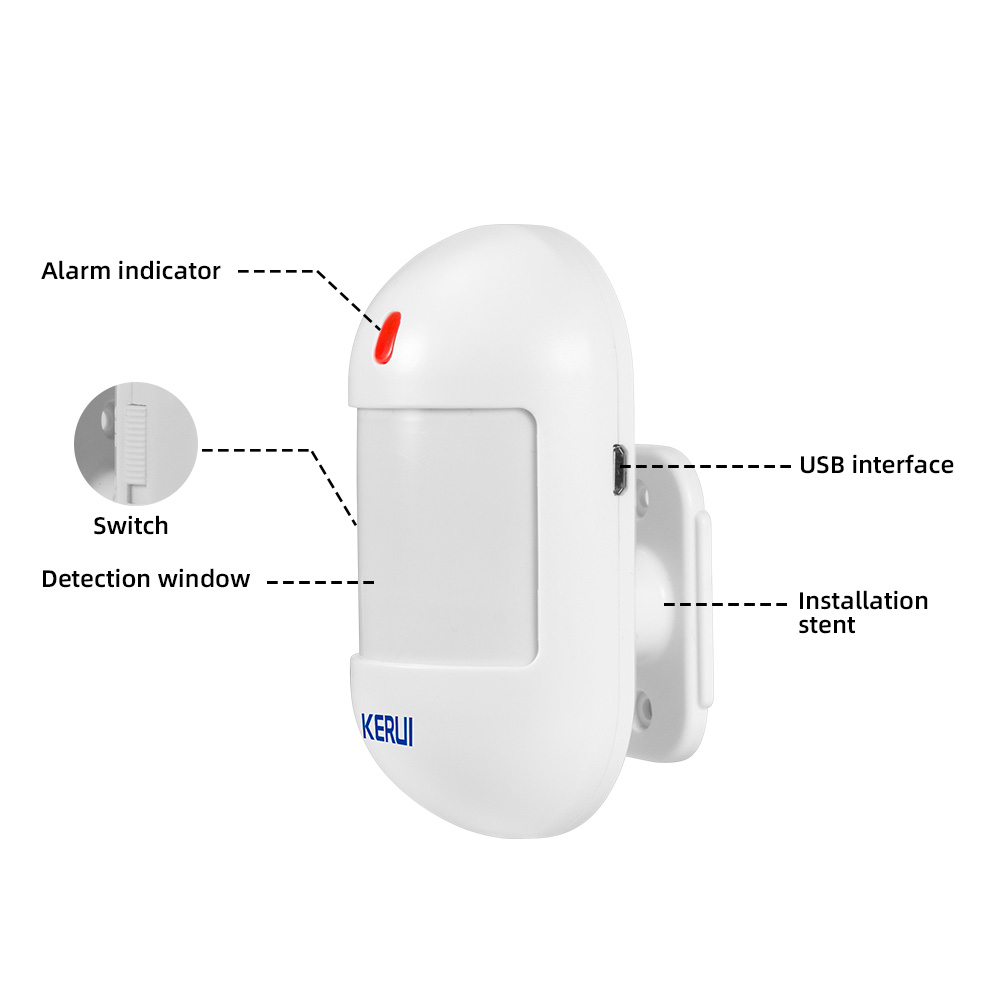 KERUI Wireless PIR Motion Sens - Sim Gsm Alarm ulasan dan harga