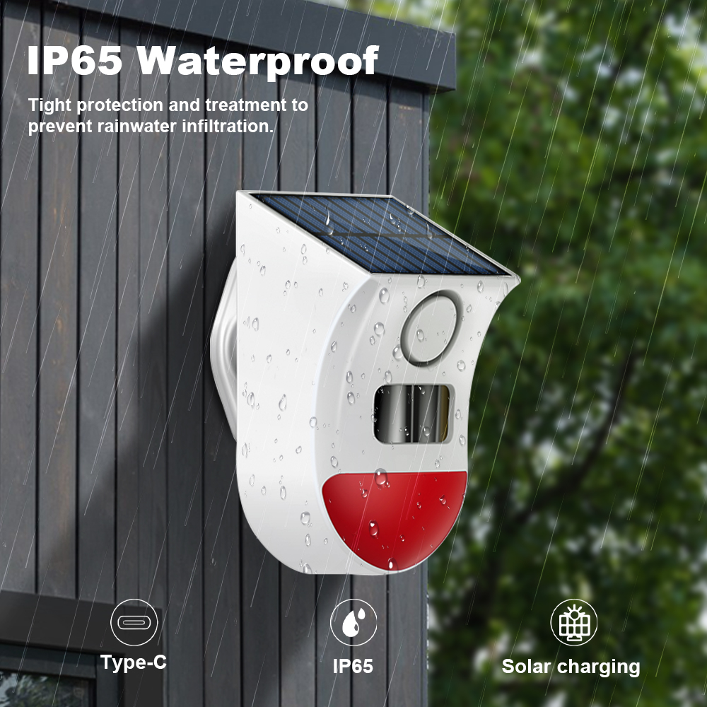 Tuya Zigbee Solar Siren Alarm  - Sim Gsm Alarm ulasan dan harga