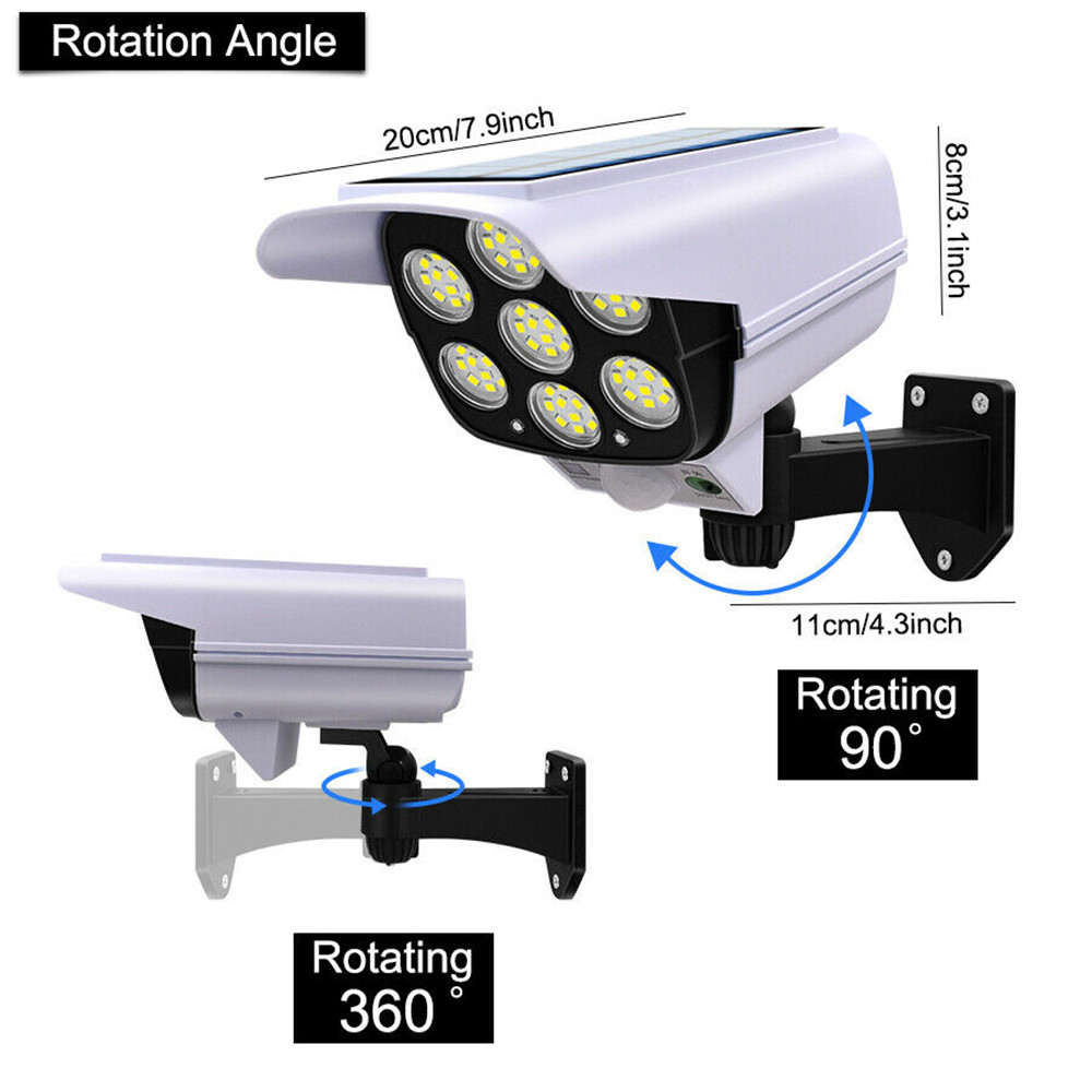 Outdoor Solar Light Motion Sen - Home Security Flood Lights ulasan dan harga