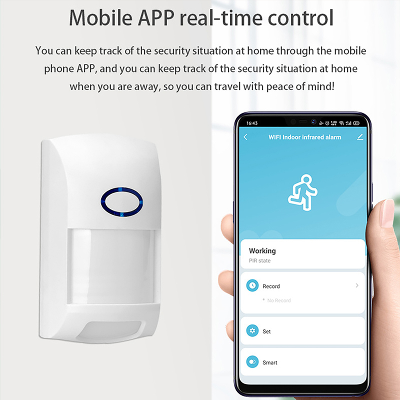 Smart Tuya PIR Motion Sensor W - Sim Gsm Alarm ulasan dan harga