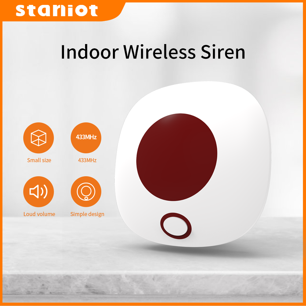 Staniot Indoor Wireless Siren  - Sim Gsm Alarm ulasan dan harga