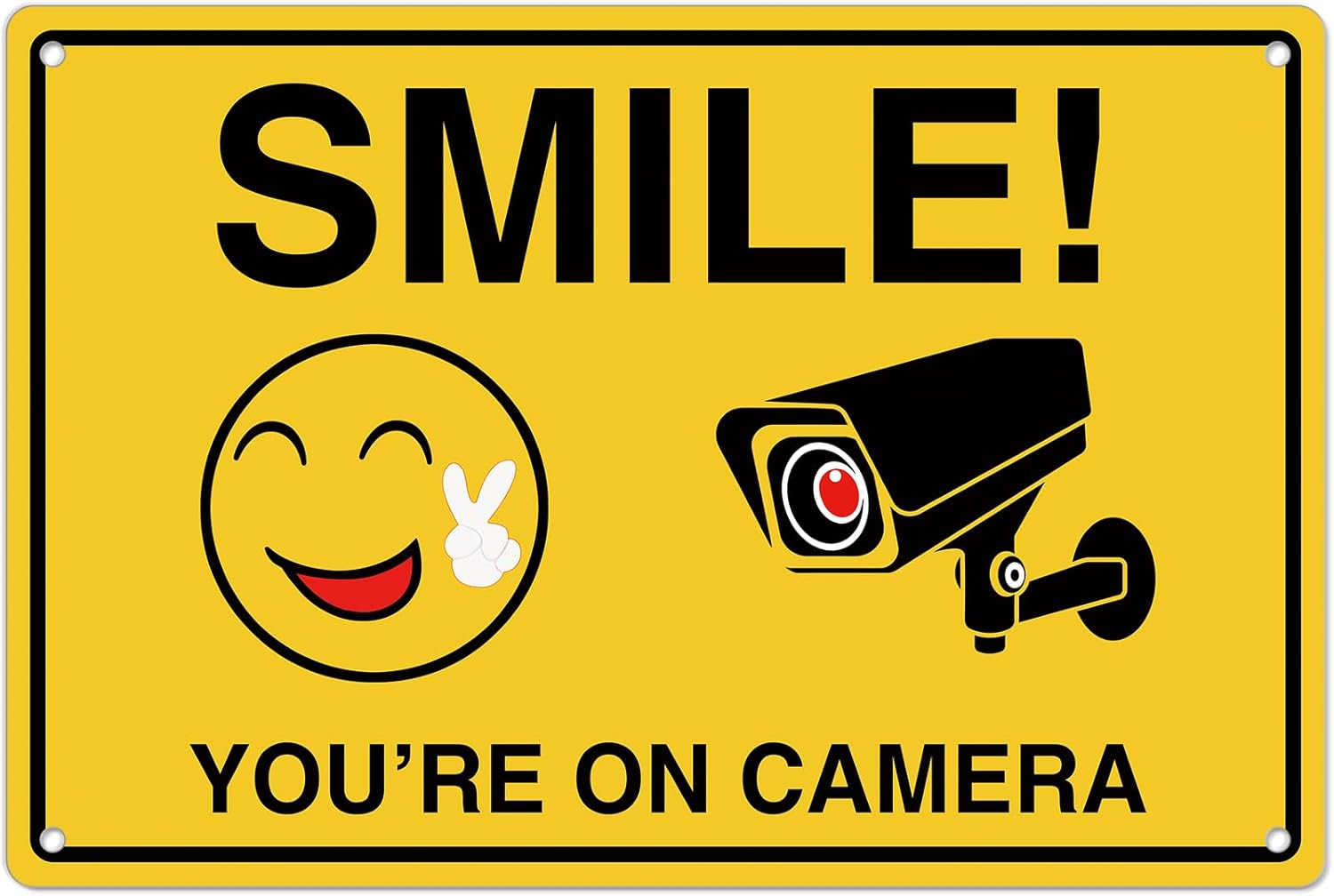 Smile Youre On Camera Signs ;  - Home Security Items ulasan dan harga
