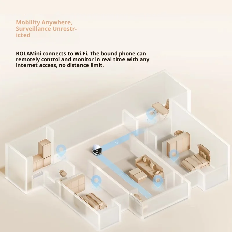 Enabot ROLA Mini Smart Robot I - Home Security Robots ulasan dan harga