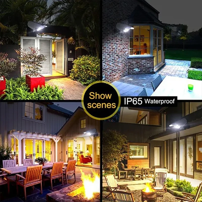 1-2Pack 77LED Solar Motion Sen - Home Security Flood Lights ulasan dan harga