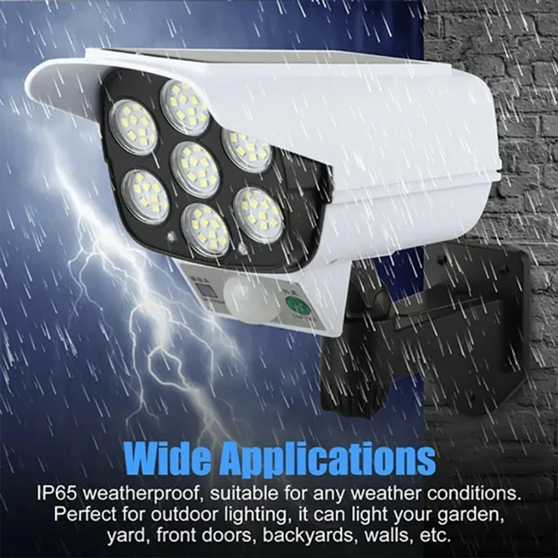 1-2Pack 77LED Solar Motion Sen - Home Security Flood Lights ulasan dan harga