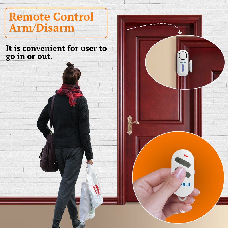 KERUI 120DB Wireless Door/Wind - Sim Gsm Alarm ulasan dan harga