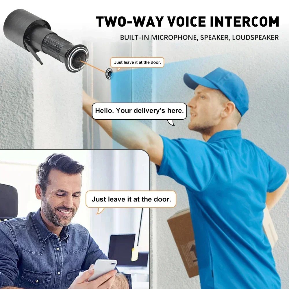 PEGATISAN 3MP Wifi Camera Tuya - Home Security Front Door Camera ulasan dan harga